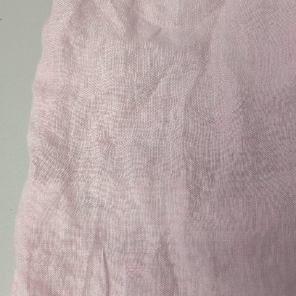 Porter & Ash Men's Pink Linen Shirt Medium - Picture 2 of 9